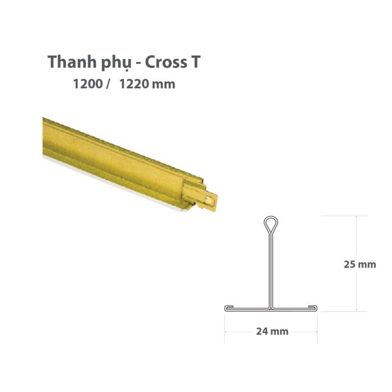 Thanh phụ – Cross T 1200mm