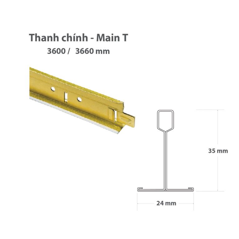 Thanh chính – Main T 3600mm