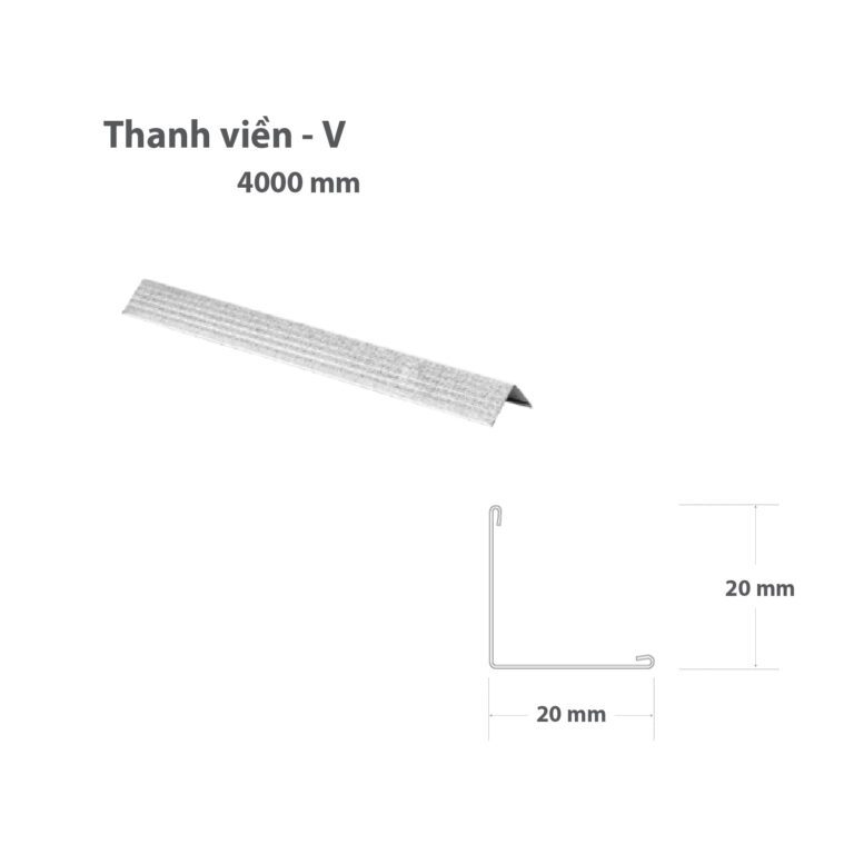 Thanh viền – V 4000mm